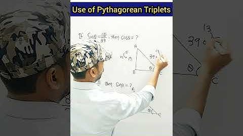 Use of Pythagorean triplets 3 | By - NTR Sharma