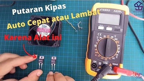 Cara Membuat Kipas Otomatis 2 Mode Kecepatan Dengan Sensor Suhu