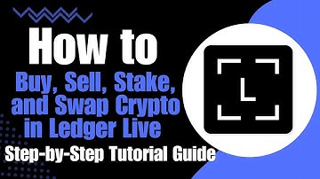 How to Buy/Sell Crypto In Ledger Live (2025)