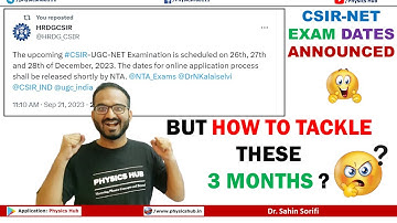 How to Utilize the Last 3 Months of CSIR-NET Preparation | Physics Hub