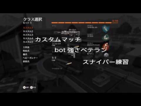 カスタムでスナイパー練習(良かった所)ピストルは予備です[Cod bo2]