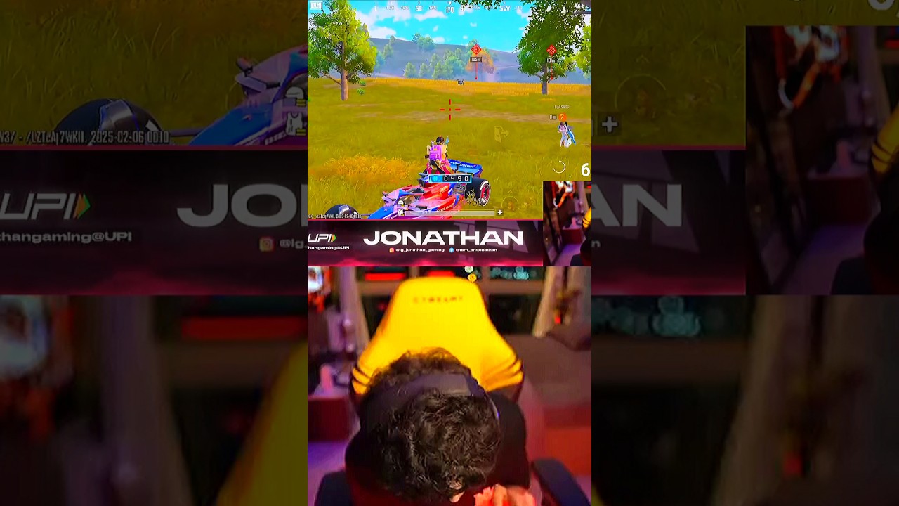 JONATHAN GAMING VS STREAM SNIPERS🥏(1V4 CAR SPRAY)☠️