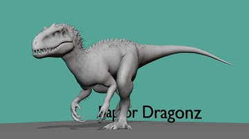 Blender 2.9 | I-Rex Walk Cycle | Jurassic World | Animation | Harish |