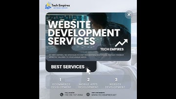 Website Development Services || #WebDevelopment #TechEmpires #WebsiteDesign #Ecommerce