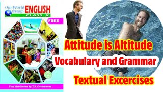 Attitude is Altitude Lesson Vocabulary and Grammar Textual Excercise for students to write notes screenshot 4