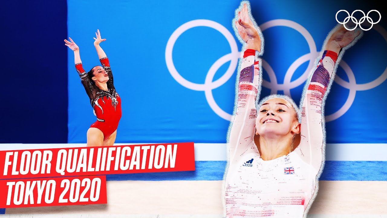 FULL Women's floor qualification - Subdivision 1&2 🤸‍♀️ | Tokyo 2020