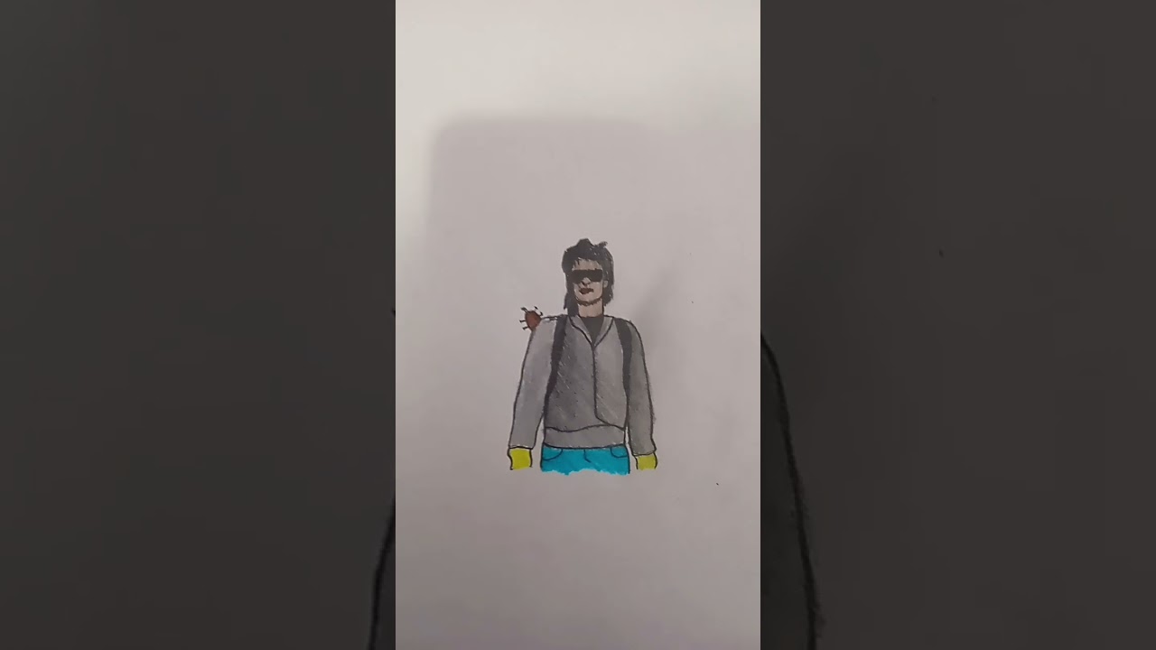 Drawing of Steve harington 