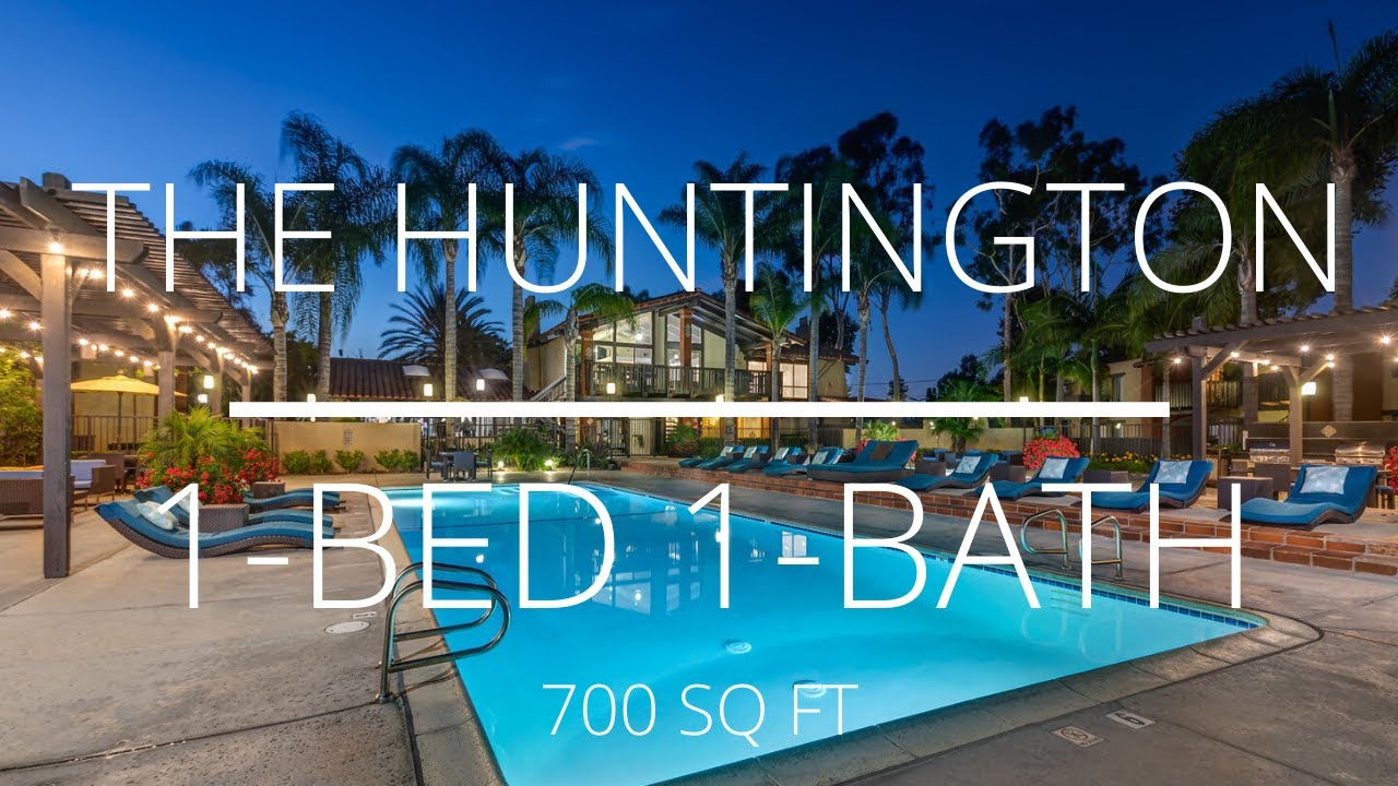 1 bed 1 Bath- 700 sq. ft. The Huntington