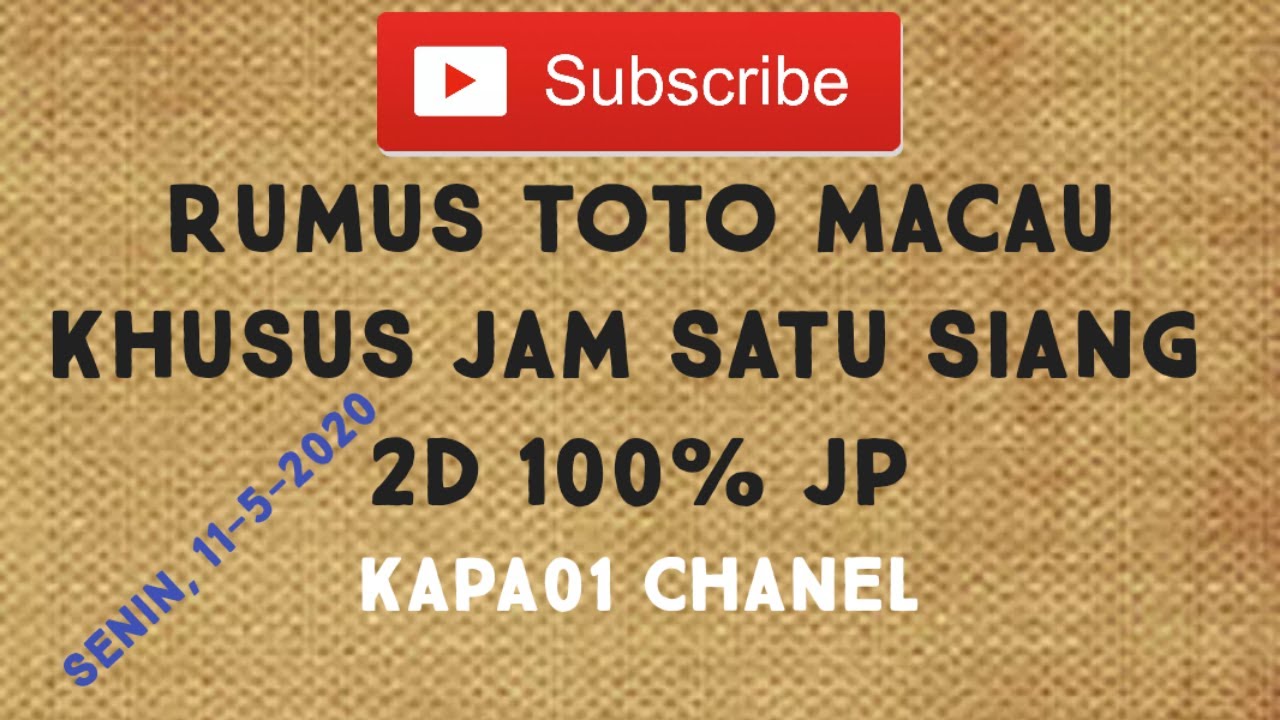Download Rumus Toto Macau Jitu PNG