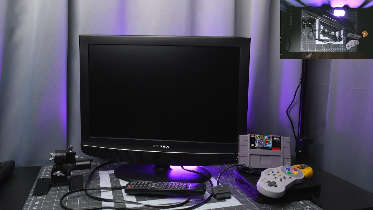 Live retro review of an early LCD TV monitor plus install in my setup! Dynex DX-LTDVD-19-09