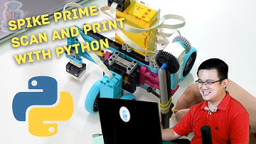 Python Scanning and Printing with SPIKE Prime ***For SPIKE App version 2 (Legacy)***