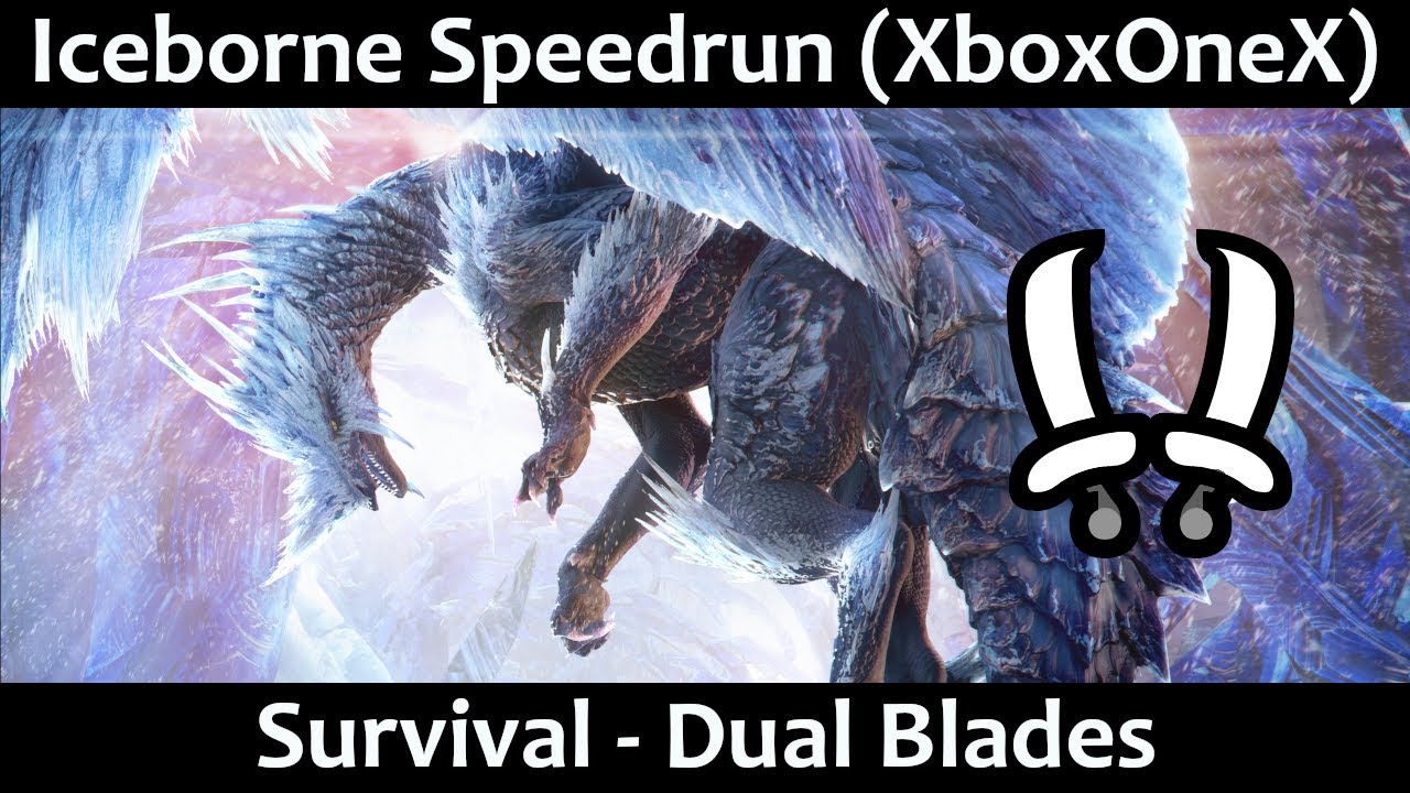 Iceborne Speedrun Survival (Dual Blades) YouTube