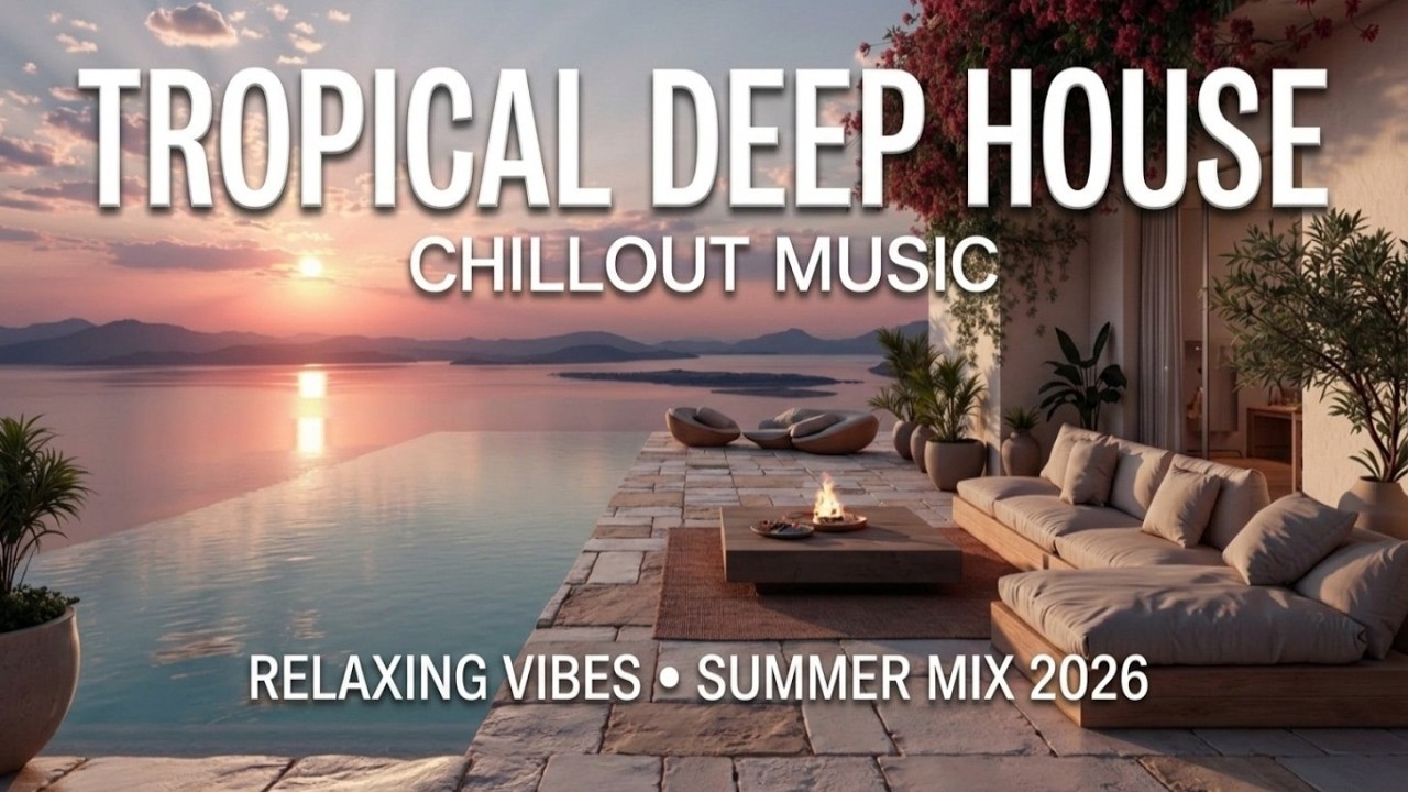 Тропический Дип Хаус ~ Спокойствие заката и пляжная атмосфера