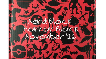 Nerd Block Horror Block November 