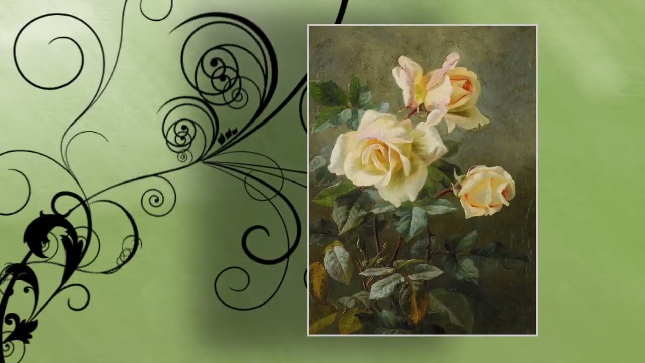Artist Anthony Eleonora Christensen - a flower painter