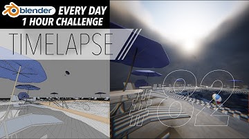 Making a scene in the eye of a storm - Blender Every Day #82