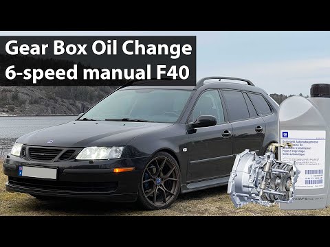 Gear Box Oil Change - Saab Manual 9-3 6-speed  F40 1.9 TID Z19DT 8V + Engine Oil Change