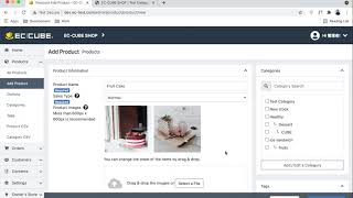 3 How to create EC-CUBE 4 category and product.