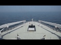 TravelTalk on the bridge of Queen Mary 2