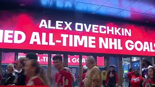 Caps fans celebrate Ovechkin's record-tying goal at Capital One Arena | NBC4 Washington