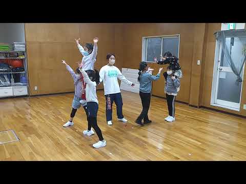 チアダンス振付稽古 チアダンス火曜日クラス キッズガーデン武蔵小杉教室 指導 橋本  2023,2,21  #キッズダンス #武蔵小杉 #川崎市 #チアダンス