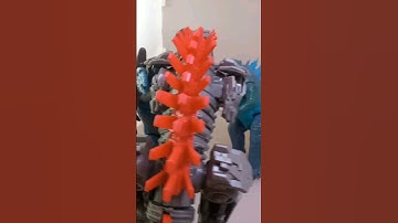 Godzilla and Kong Vs Mecha-Godzilla #godzilla #kong #mechagodzilla #toyphotography