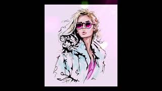 Made You Look (artworks from Happy Color App Game w/ music) #art #music #madeyoulook #meghantrainor screenshot 5