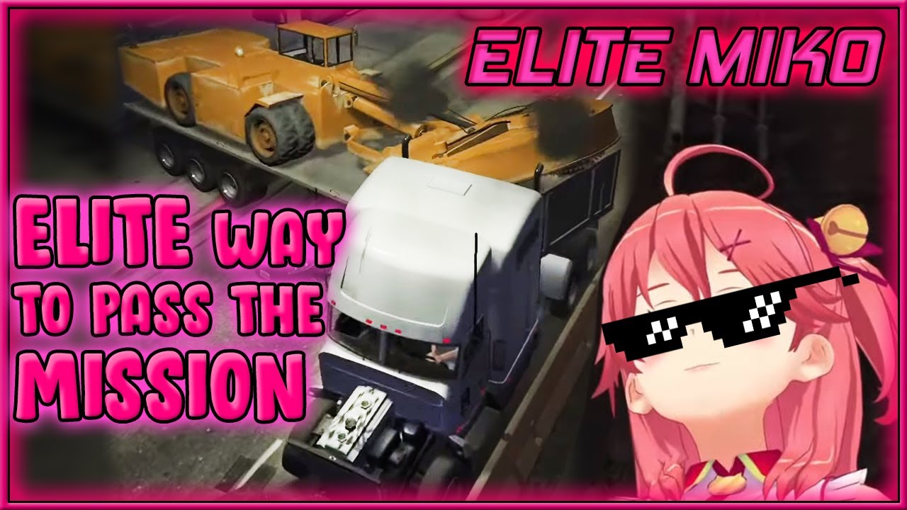 【ENG Sub】Miko shows the ELITE way of completing a mission in GTA V【Hololive】