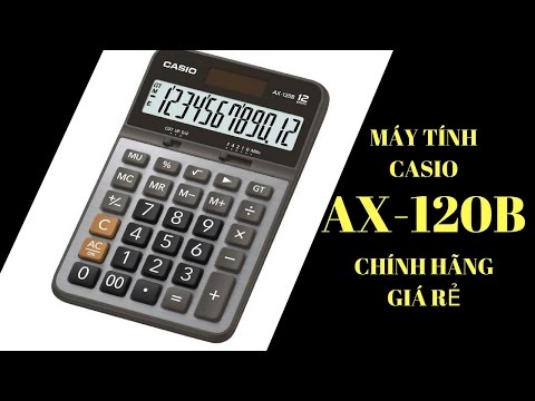 Video Máy tính casio Ax 120b | Casio AX 12B | Máy tính casio - youtube