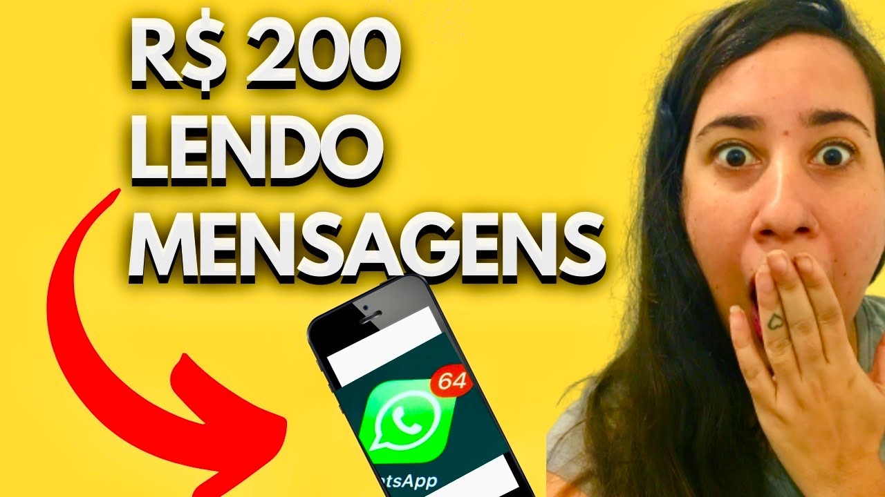 Ganhe $ 200+ lendo mensagens do whatsapp (como ganhar dinheiro na internet)