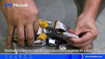 Miccell Latest Power Bank with Advanced Semi-solid Battery Technology