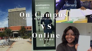 On-Campus vs Online Learning | Uni day in my life | NMU