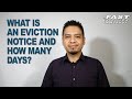 What Is An Eviction Notice and How Many Days