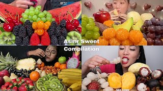 Asmr Fresh Fruits Compilation No Talking Only Bits Asmr Mukbang Asmr Food