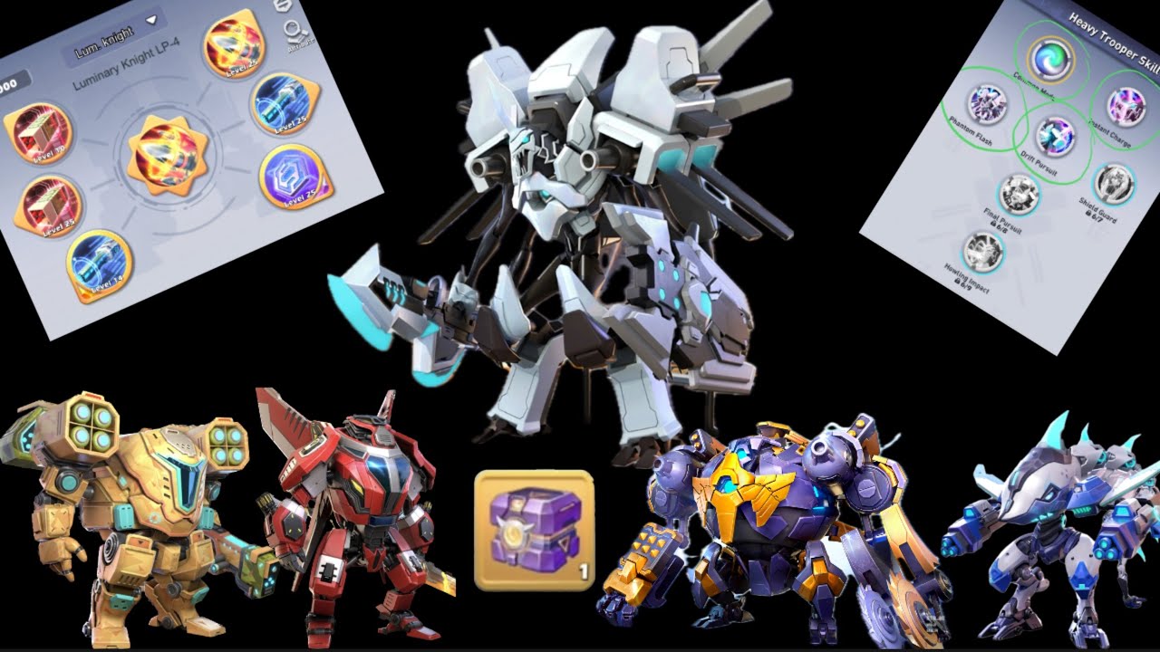 TOPWAR: Luminary Knight LP-4: ОСТАЛЬНЫЕ МОДУЛИ? Настройка чипа | Как использовать ВСЕХ 5 тяжёлых ...