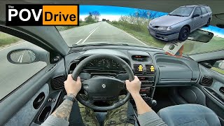 1998 Renault Laguna 1.8 90hp LPG | POV Test Drive