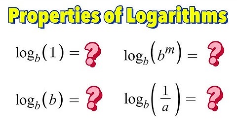 Properties of Logarithms (Part 2)