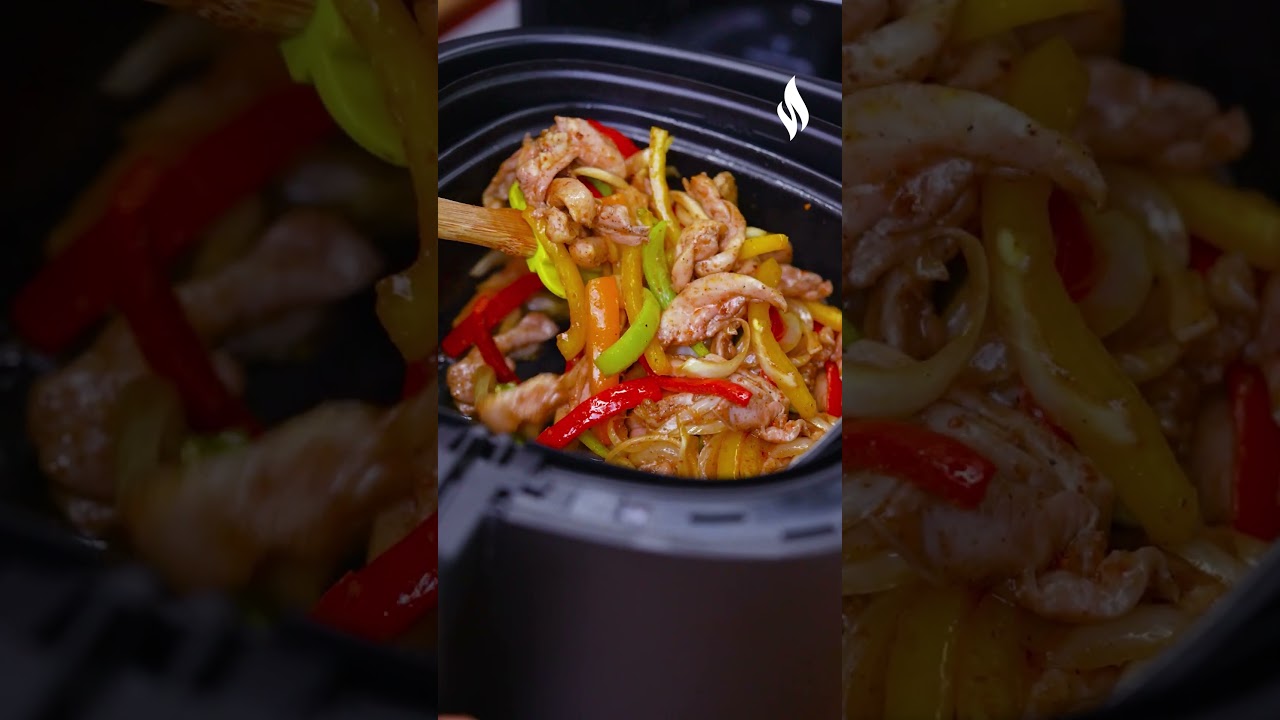 Airfryer'da Tavuk Fajita Tarifi ???? Nefis Yemek Tarifleri #nefisyemektarifleri #shorts
