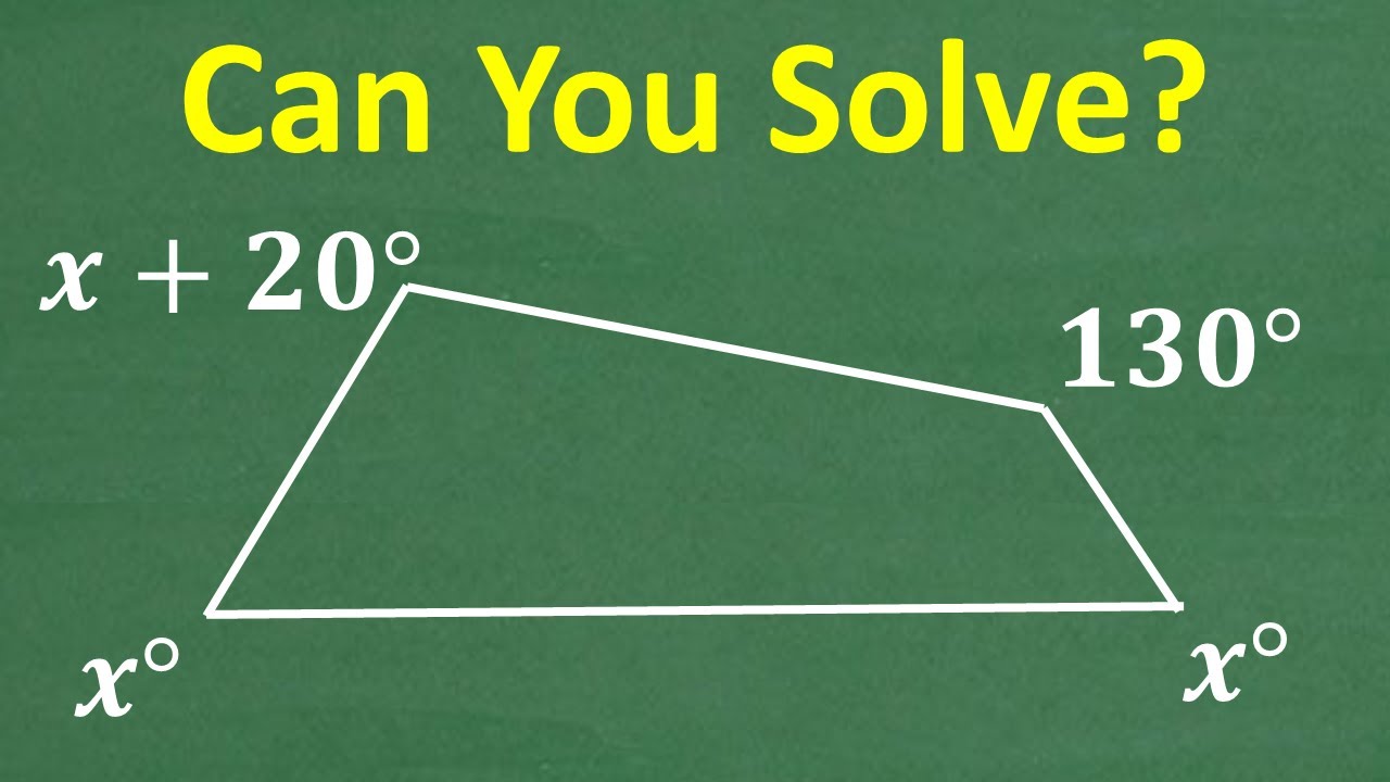 Geometry Meets Algebra: Find the Missing Angles! - YouTube