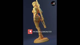 Seras Victoria - Hellsing 3D Print Model | Fan Art STL by E.S Monster (NSFW Ver. Available)