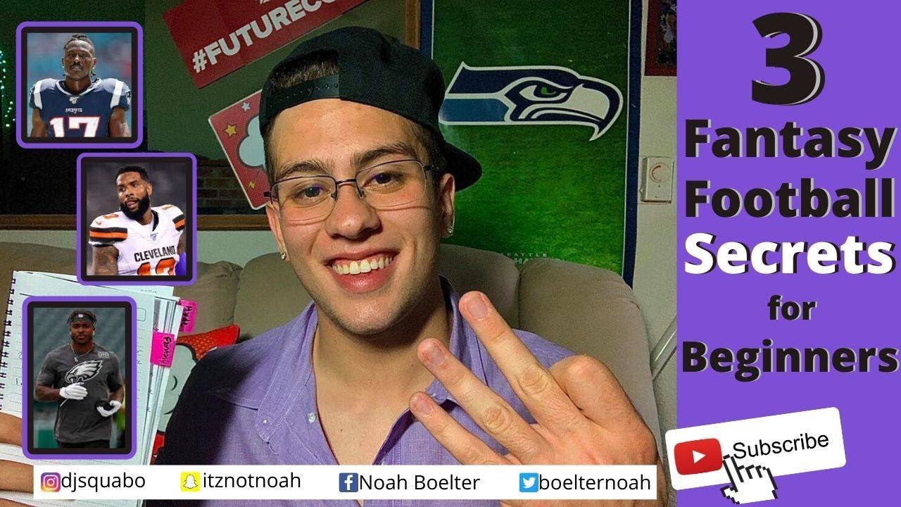 3 Fantasy Football Secrets for BEGINNERS! - YouTube