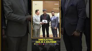 Tamil Nadu CM Joseph Vijay's Adorable Reaction To Mini EV Car Gift From VinFast Goes Viral |Short