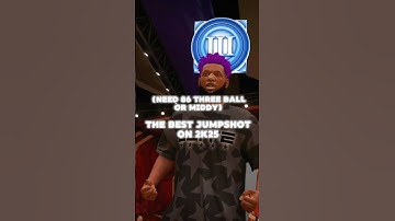 The Best Jumpshot On 2k25 🍀#2k25 #shorts #bestjumpshot #fyp