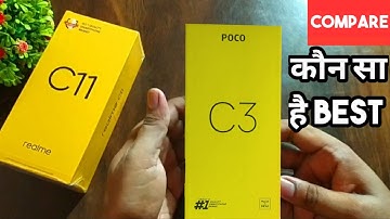 Best Smartphone under 8000 | Realme C11 vs POCO C3 | 5000 mAh Battety