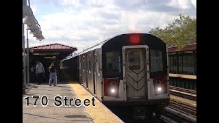 IRT Jerome Avenue Line: R142/A (4) Trains @ 170th Street