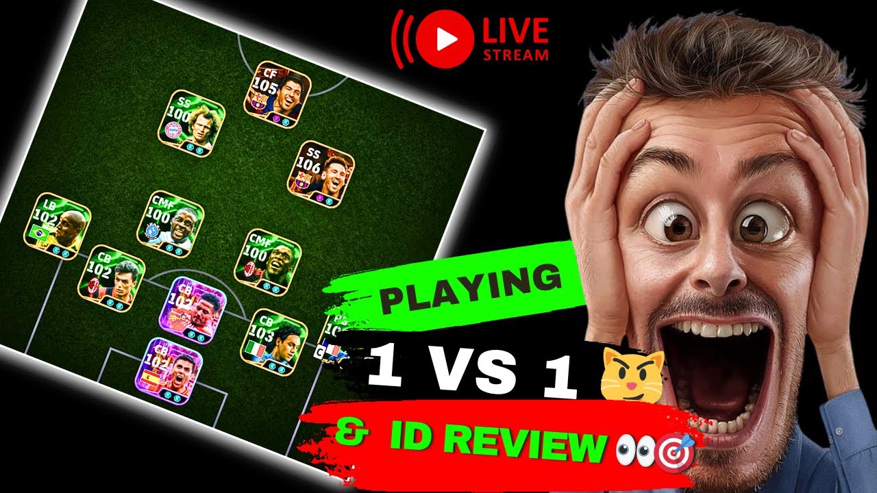 LIVE 🔴 PLAYINg Friendly Matches🔥eFOOTBALL 🔥 WITH RANDOM PLAYERS 🎯⚽ ...