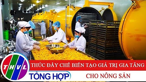 Chuyên đề kinh tế: Thúc đẩy chế biến tạo giá trị gia tăng cho nông sản