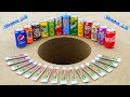 Colgate vs Coca Cola, Monster, Fanta, Pepsi, Sprite, Schweppes, Soda and Mentos Underground!