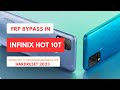 Frp Bypass|Remove In INFINIX HOT 10T|INFINIX X689C Wipe|Hardreset Pin|Pattern|Reset Password|2023