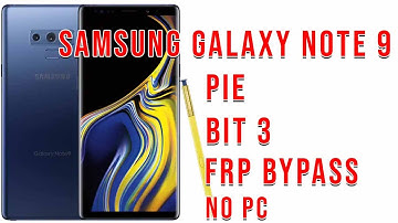 FRP REMOVE | Samsung Galaxy Note 9 (SM-N960F/DS) 9 PIE Google Account Bypass